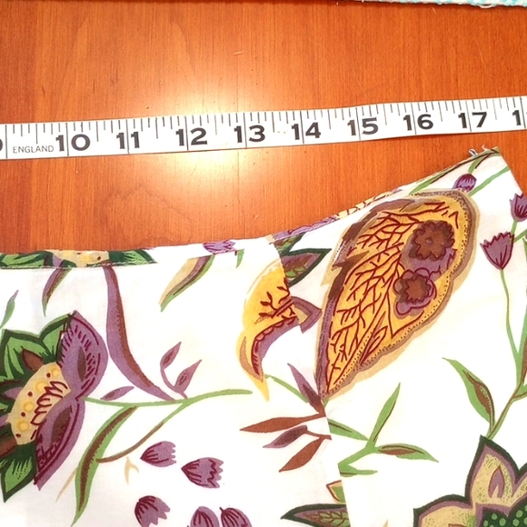 Grace Elements Trumpet Skirt, Size 14 Botanical Print - Picture 4 of 7